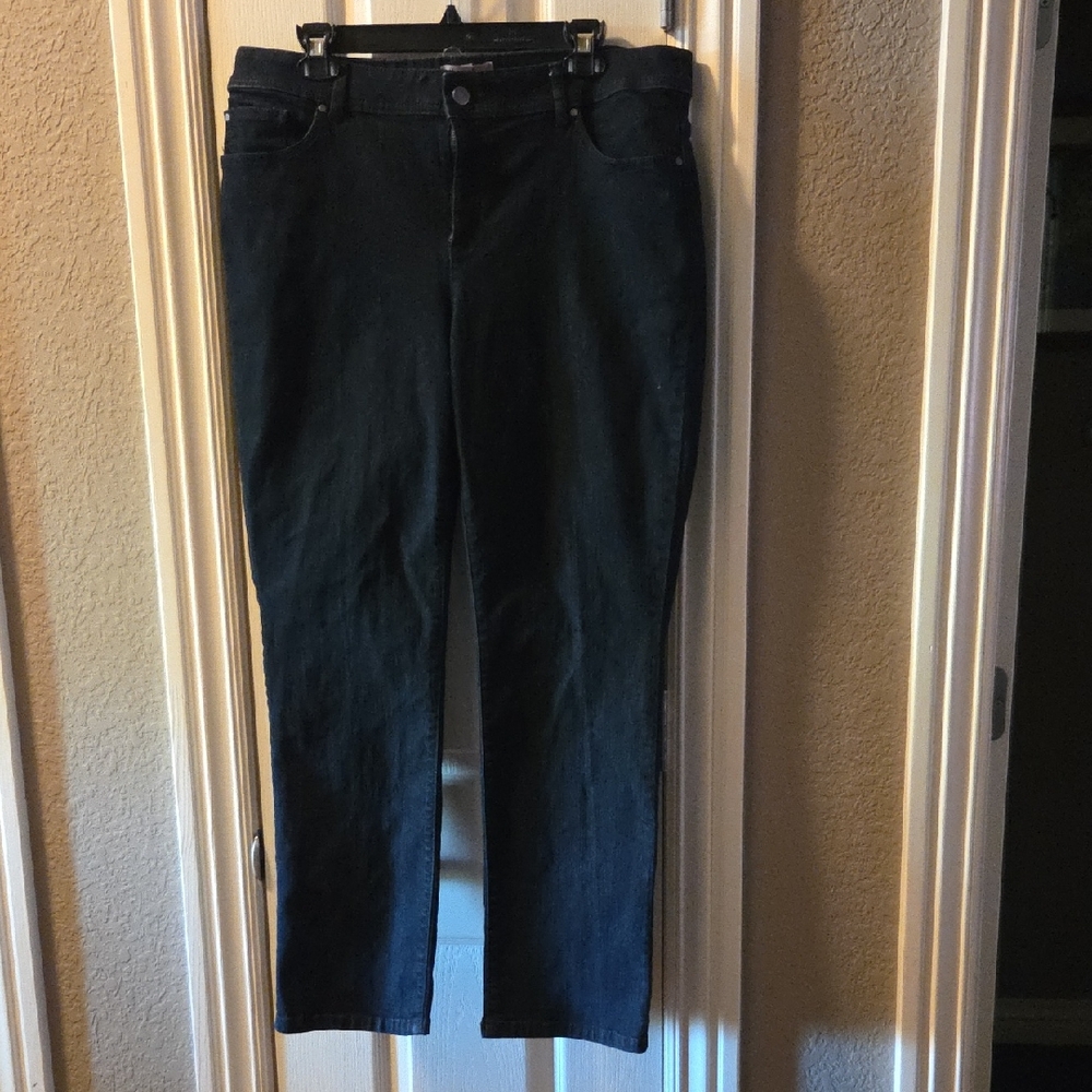 Chico's Black Straight Leg Jeans